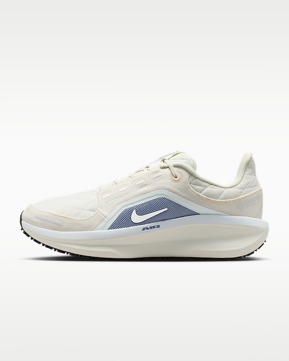 Nike Winflo 11 GORE-TEX 女子防水公路跑步鞋 - 帆白/足球灰/灰石板蓝/淡象牙白