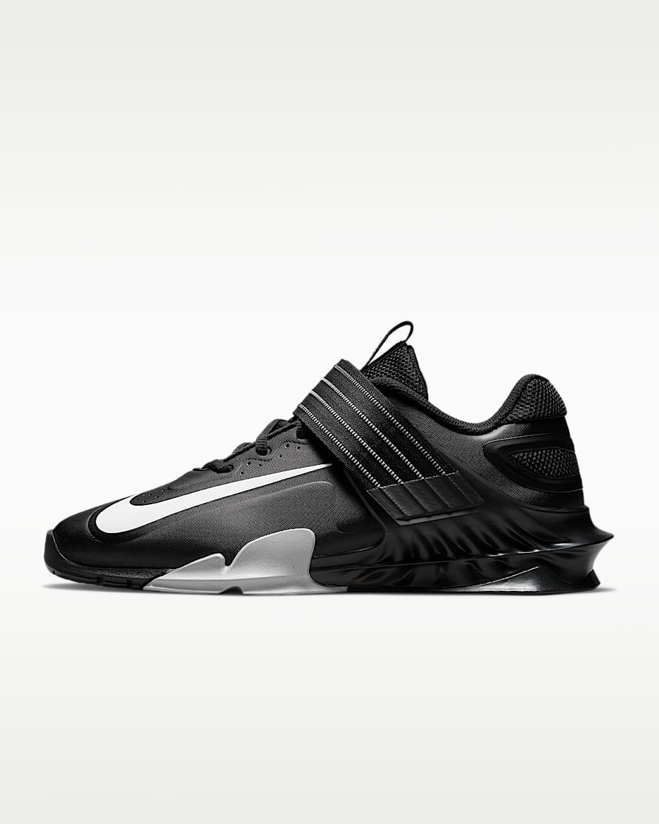 Nike Savaleos 举重运动鞋 - 黑/雾灰/激光橙/白色