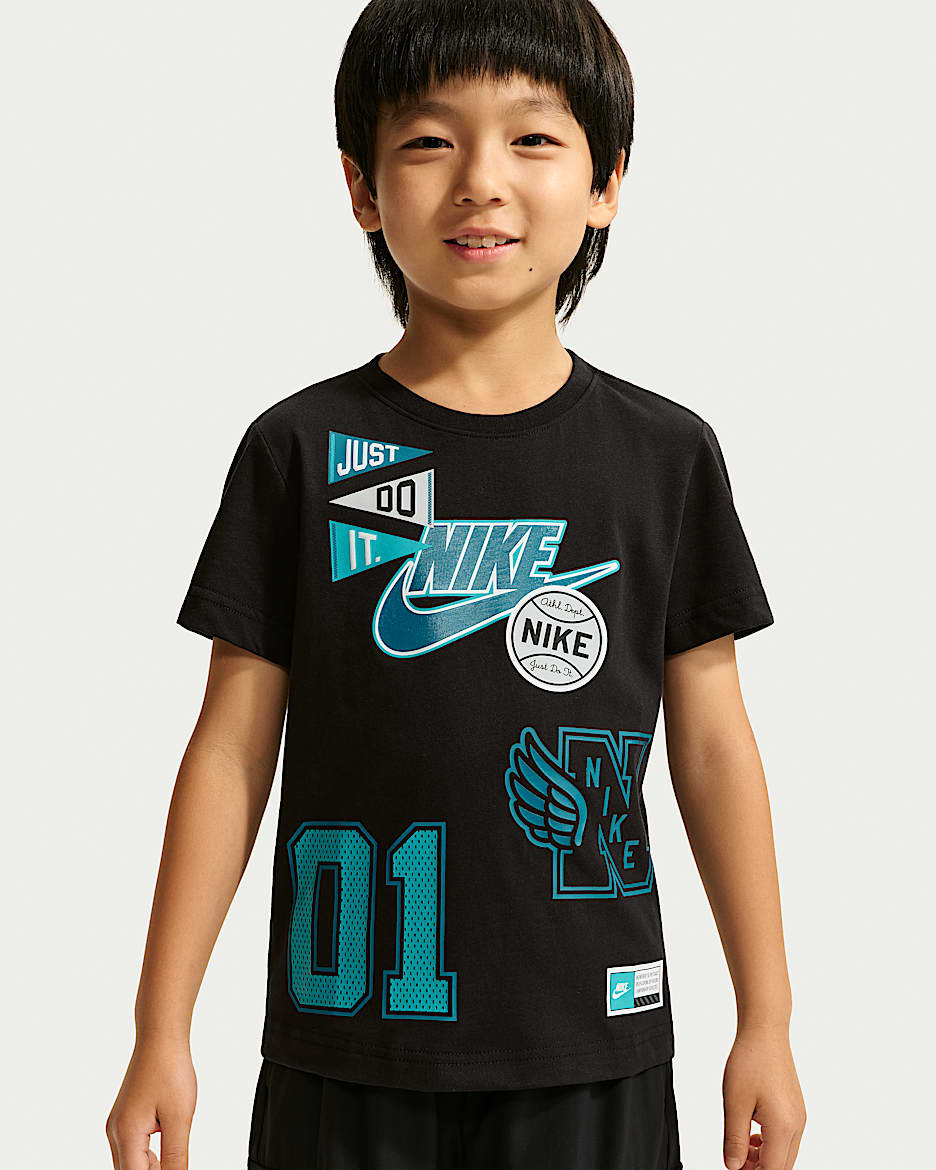 Nike Multisport 幼童短袖T恤 - 黑