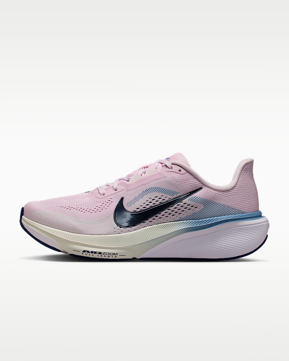Nike Pegasus 42 耐克飞马女子公路跑步鞋 - 浅紫丁香色/工作蓝/微绿/空间蓝