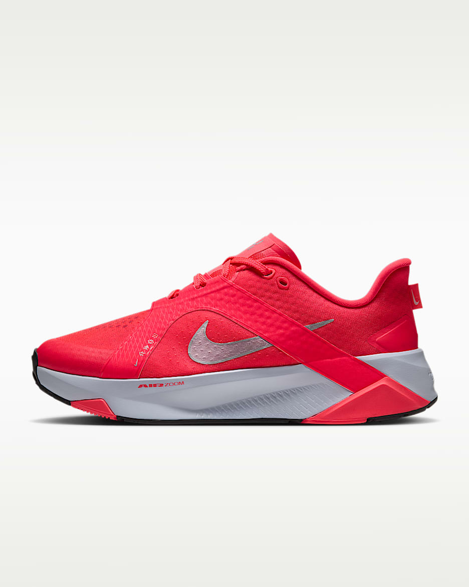 Nike Hybrid RN 耐克双炼男子全能型混合训练鞋 - 激光红/足球灰/足球灰/金属银