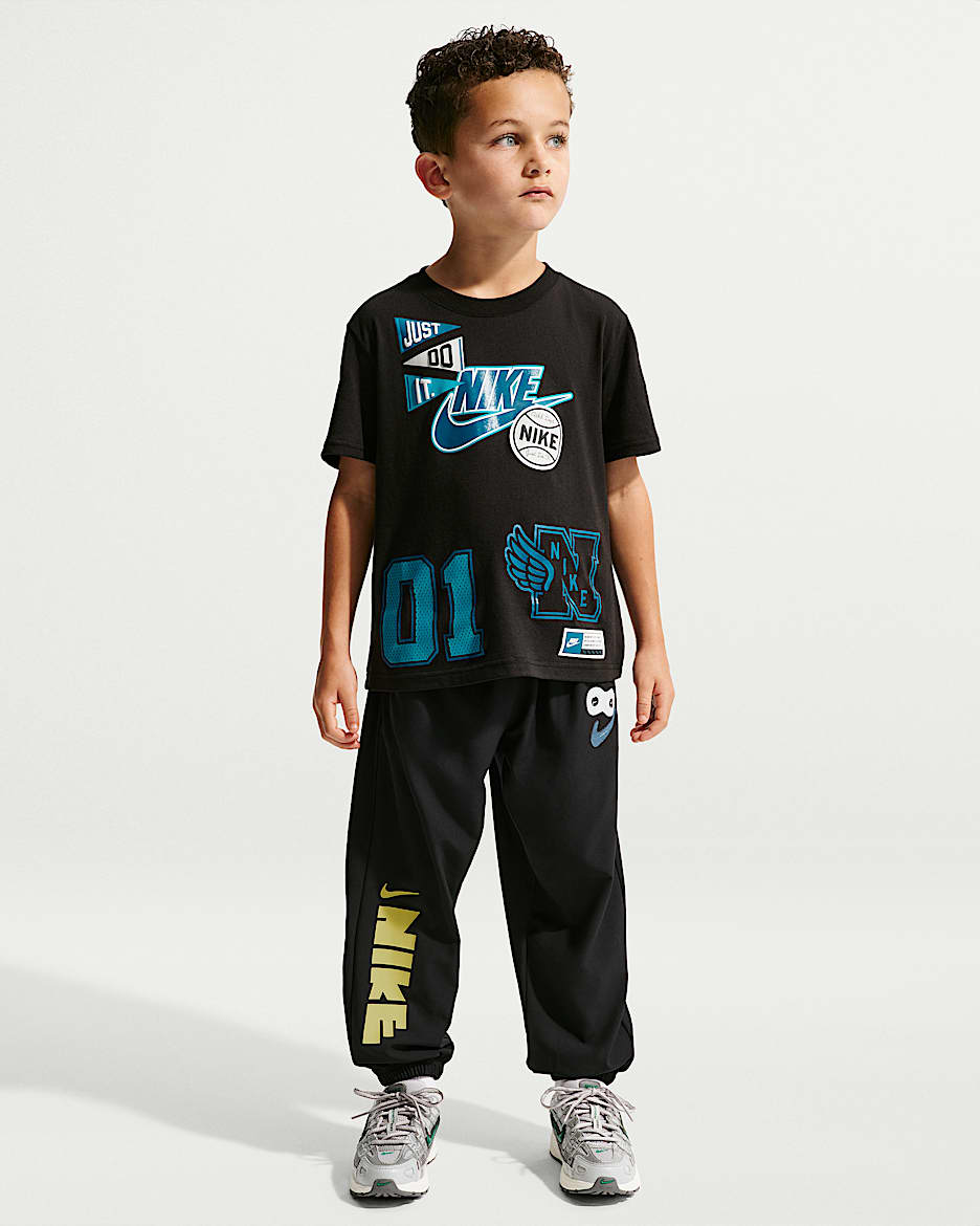 Nike Dri-FIT Multisport 幼童速干长裤 - 黑