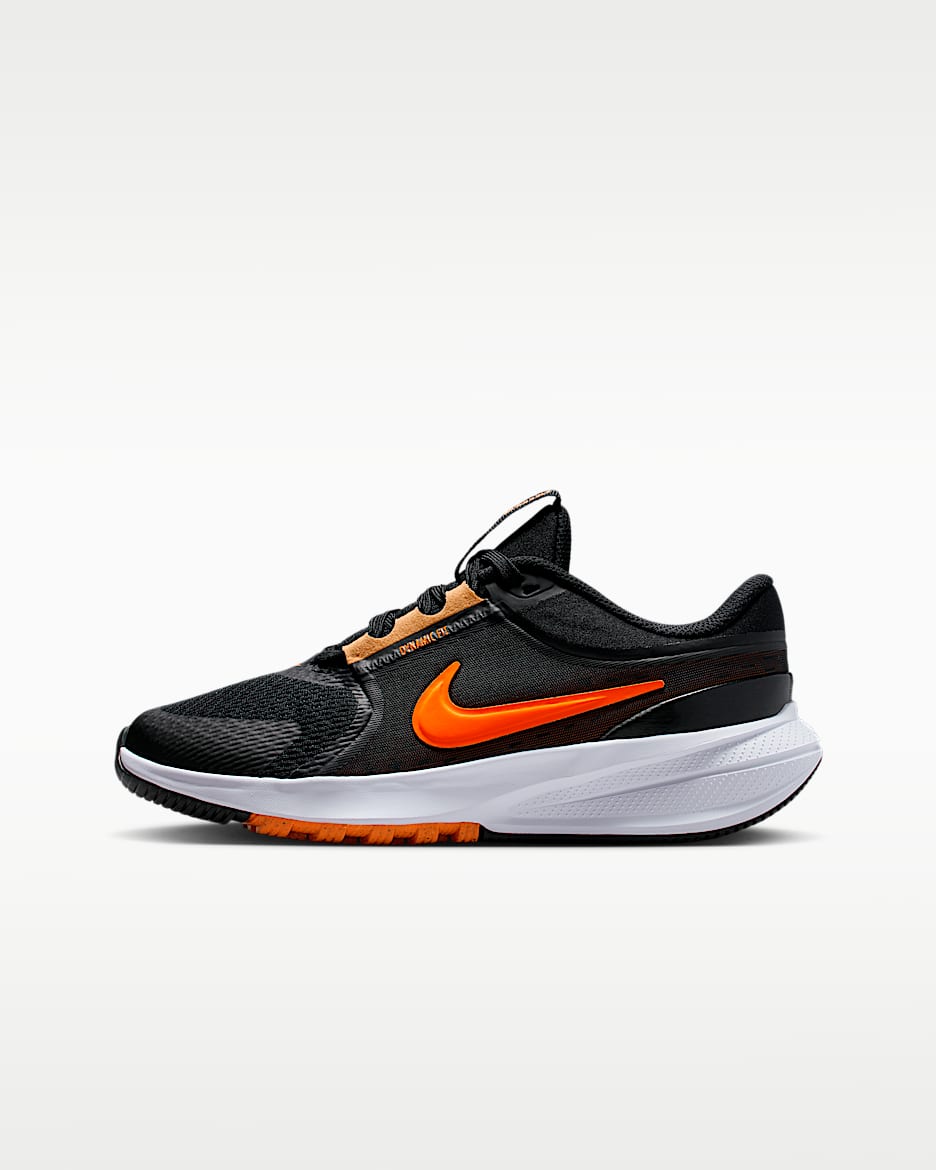 Nike Star Runner 5 耐克摘星号大童跑步鞋 - 黑/马拉喀什橙/煤黑/荷兰橙