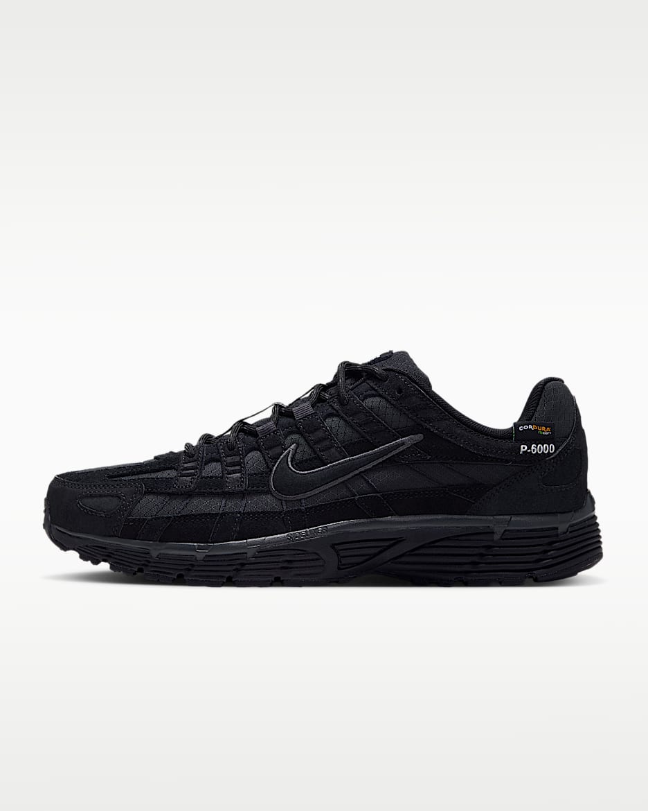 Nike P-6000 CORDURA® 男子运动鞋 - 煤黑/金属银/黑