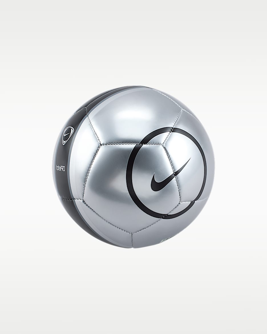 Nike Skills Total 90 足球 - 金属银/黑/黑
