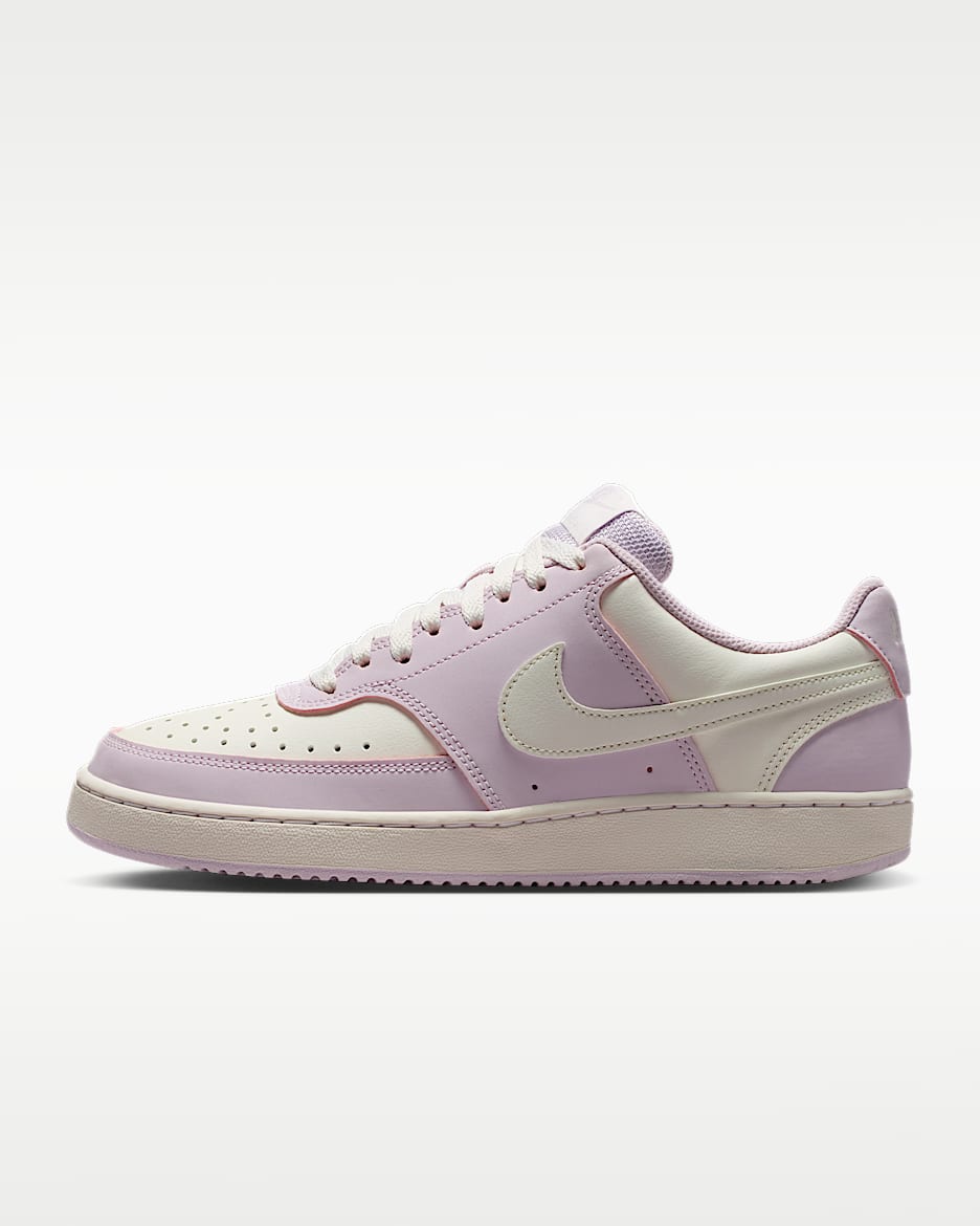 Nike Court Vision Low 女子运动鞋 - 浅紫丁香色/帆白