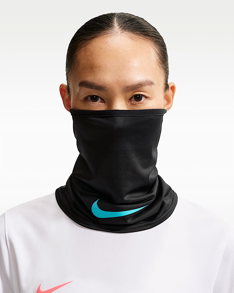 Nike Academy Dri-FIT 速干足球围脖 - 黑/仙人掌绿