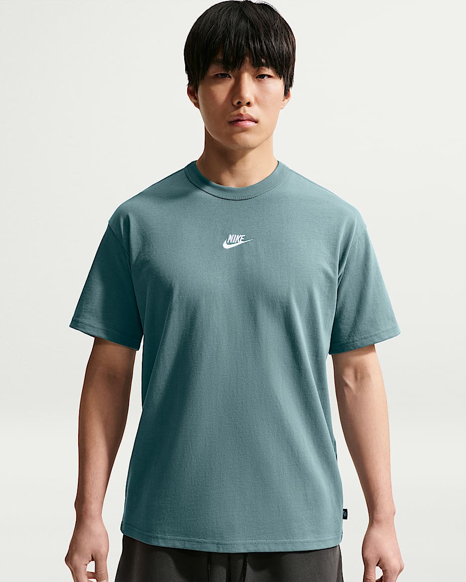 Nike Sportswear Premium Essentials 男子T恤 - 矿物岩板蓝