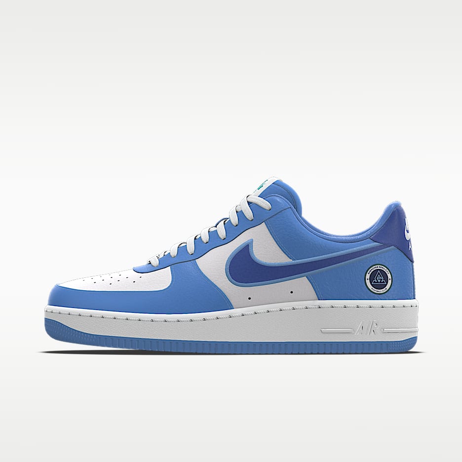 Nike Air Force 1 Low By CSL 专属定制运动鞋 - 蓝色/蓝色