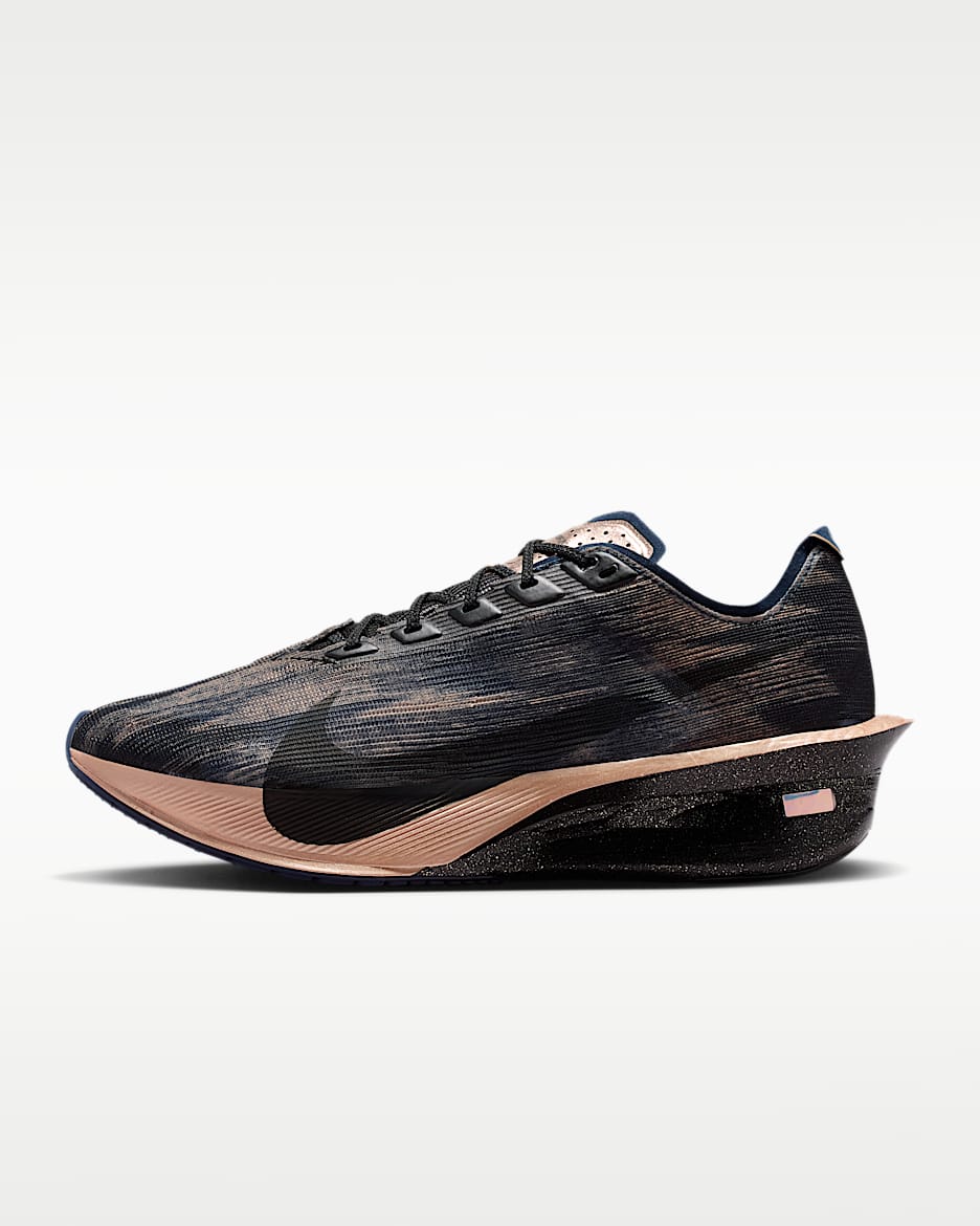 Nike Vaporfly 4 "Keely Hodgkinson" 女子公路竞速跑步鞋 - 笔尖灰黑色/日蚀蓝/朦胧金/黑