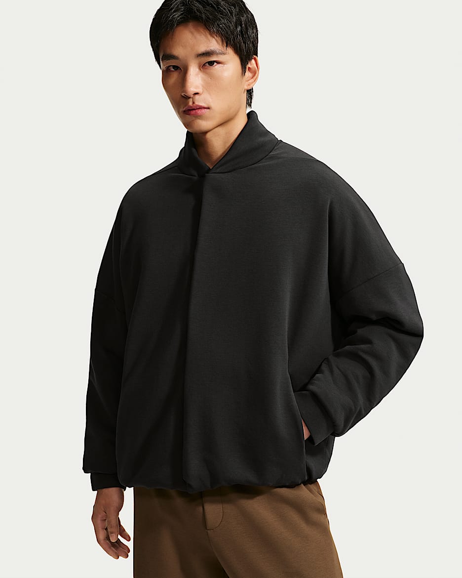Nike 24.7 ImpossiblySoft Plush Therma-FIT 超感柔软男子夹克 - 黑/暗烟灰