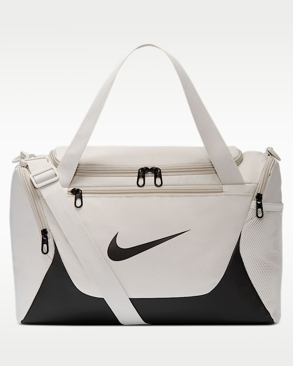 Nike Brasilia 训练行李包 - 浅骨色/黑/黑