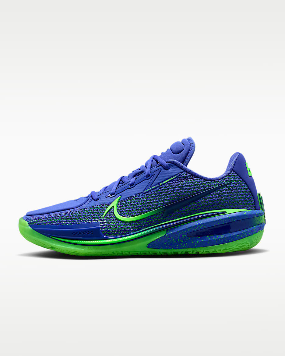 Nike Air Zoom G.T. Cut EP 男/女实战篮球鞋 - 电压绿/荧光冰黄/和谐蓝/青石蓝