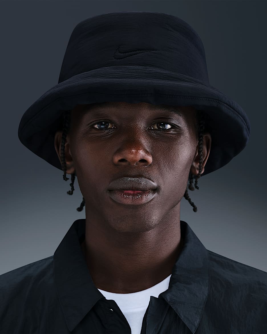 Nike Apex Puffle 渔夫运动帽 - 黑/黑