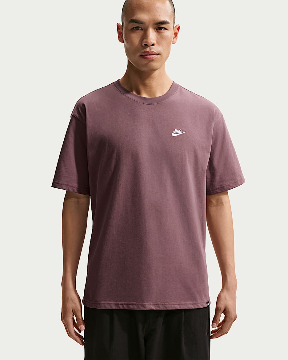 Nike Sportswear Club 男子T恤 - 图腾黑紫