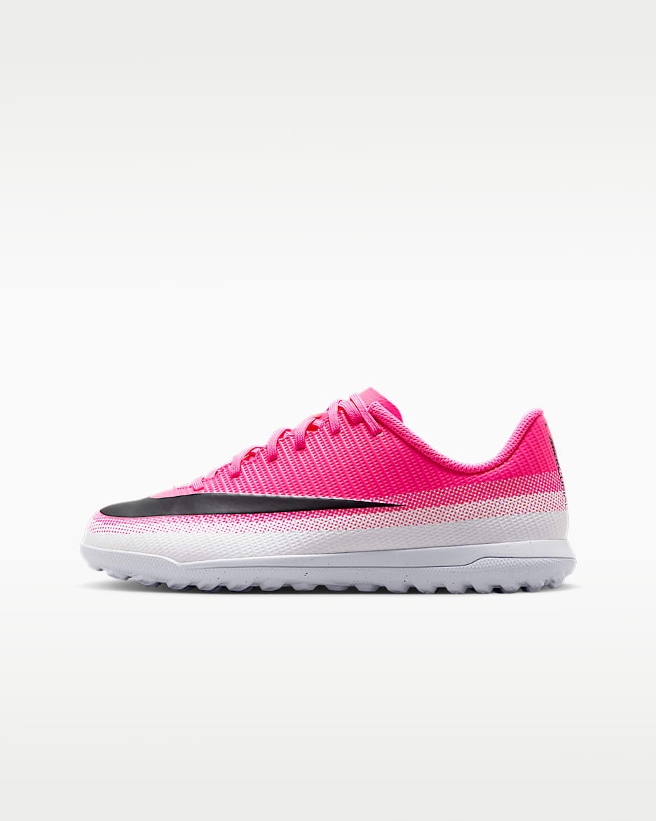 Nike Jr. Mercurial Vapor 17 Club 耐克刺客系列大童 TF 人造场地低帮足球鞋 - 多色/黑