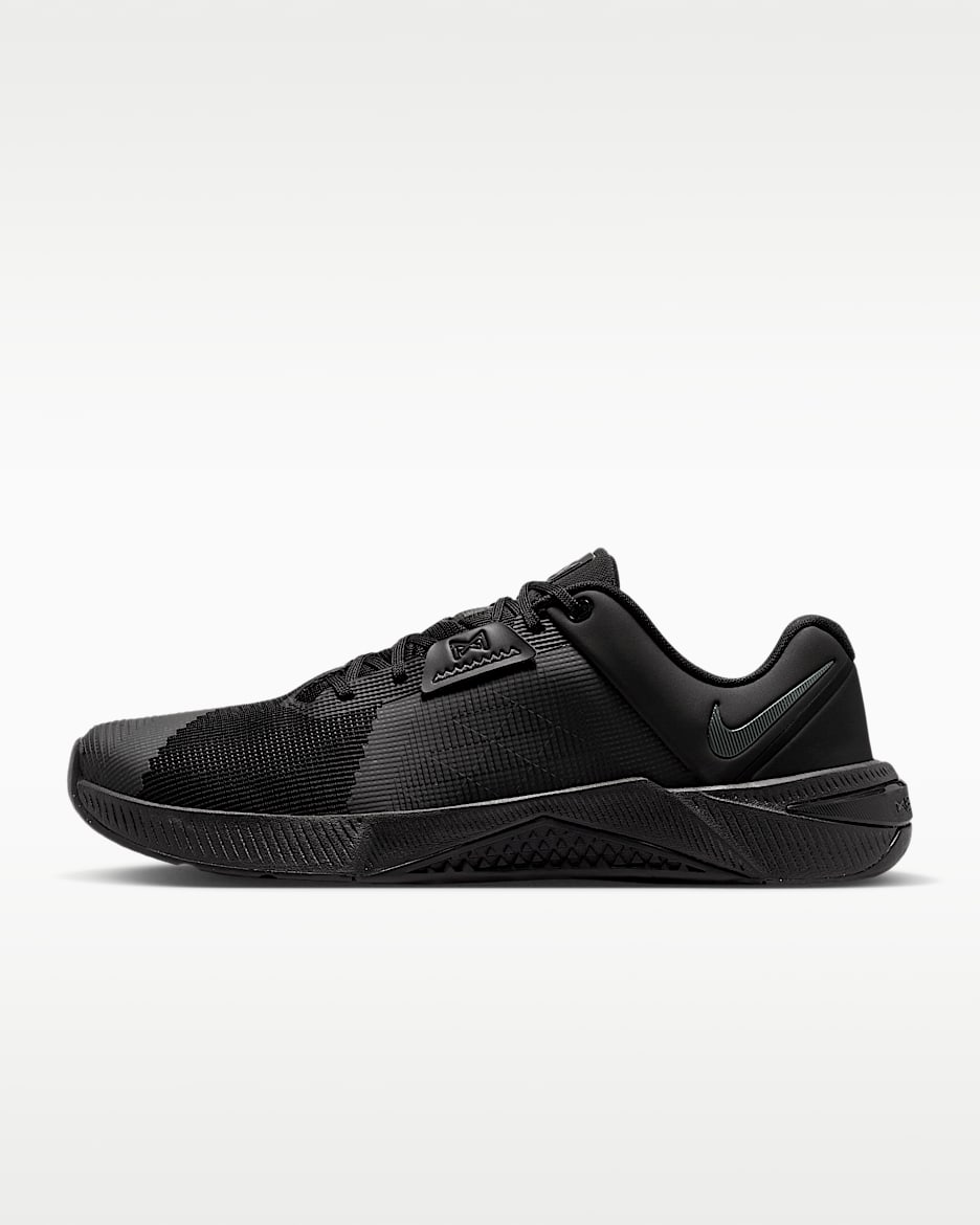 Nike Metcon 10 男子训练鞋力量训练 - 黑/荧光黄/煤黑