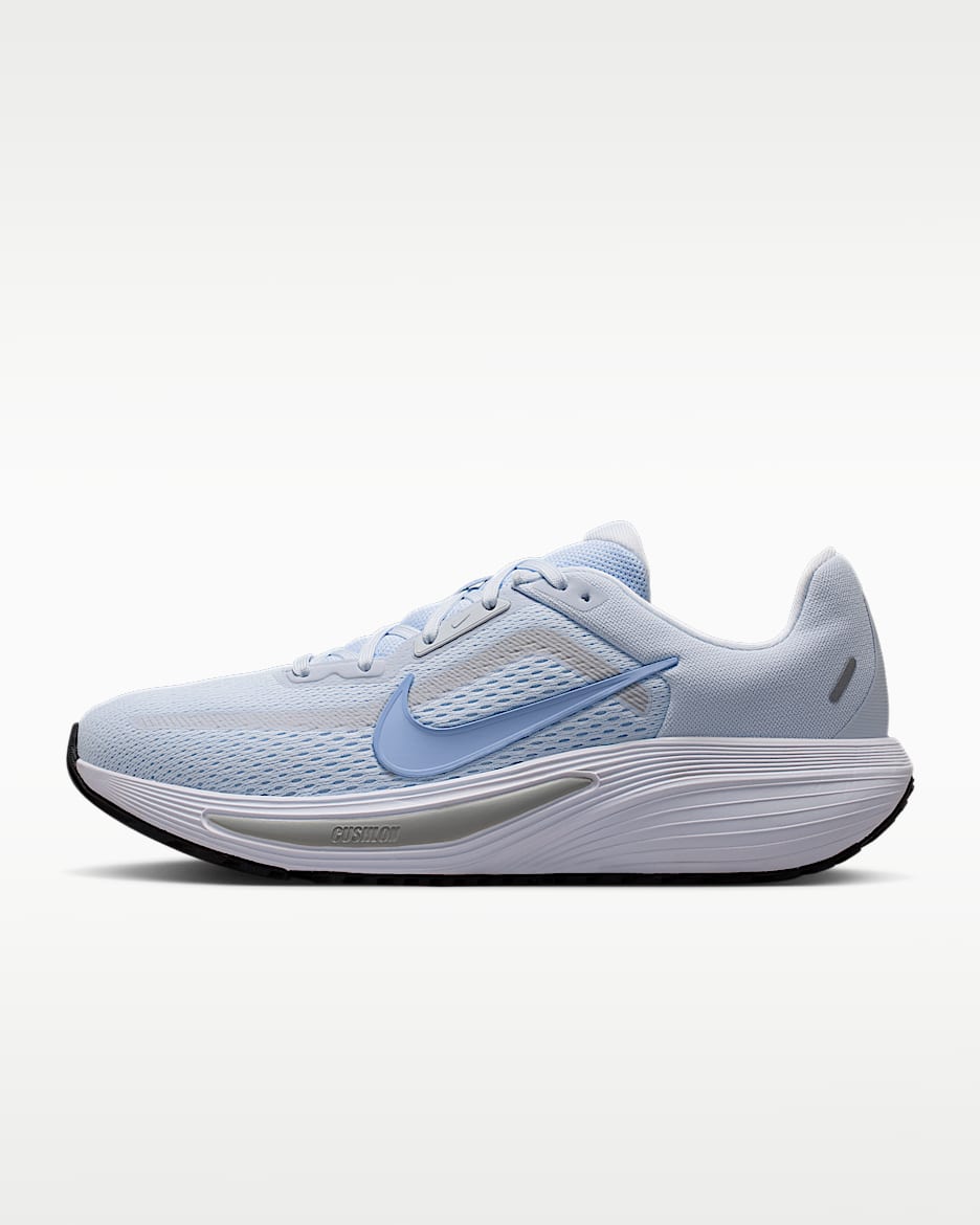 Nike Quest 7 女子公路跑步鞋 - 足球灰/白色/雾灰/铝蓝