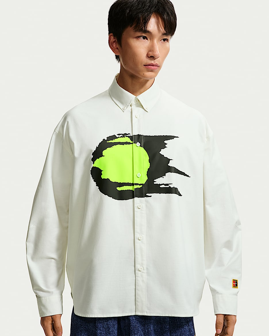 Nike Club Rules 男子长袖牛津布上衣 - 山峰白/山峰白