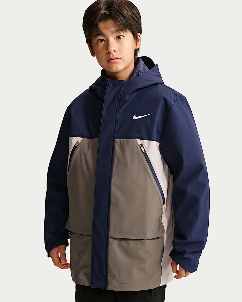 Nike 大童三合一两件套羽绒内胆户外夹克 - 深藏青
