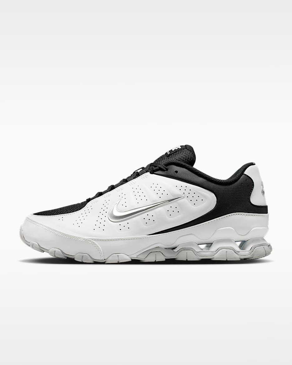 Nike Reax 8 SL 男子运动鞋 - 山峰白/黑/雾灰/金属银