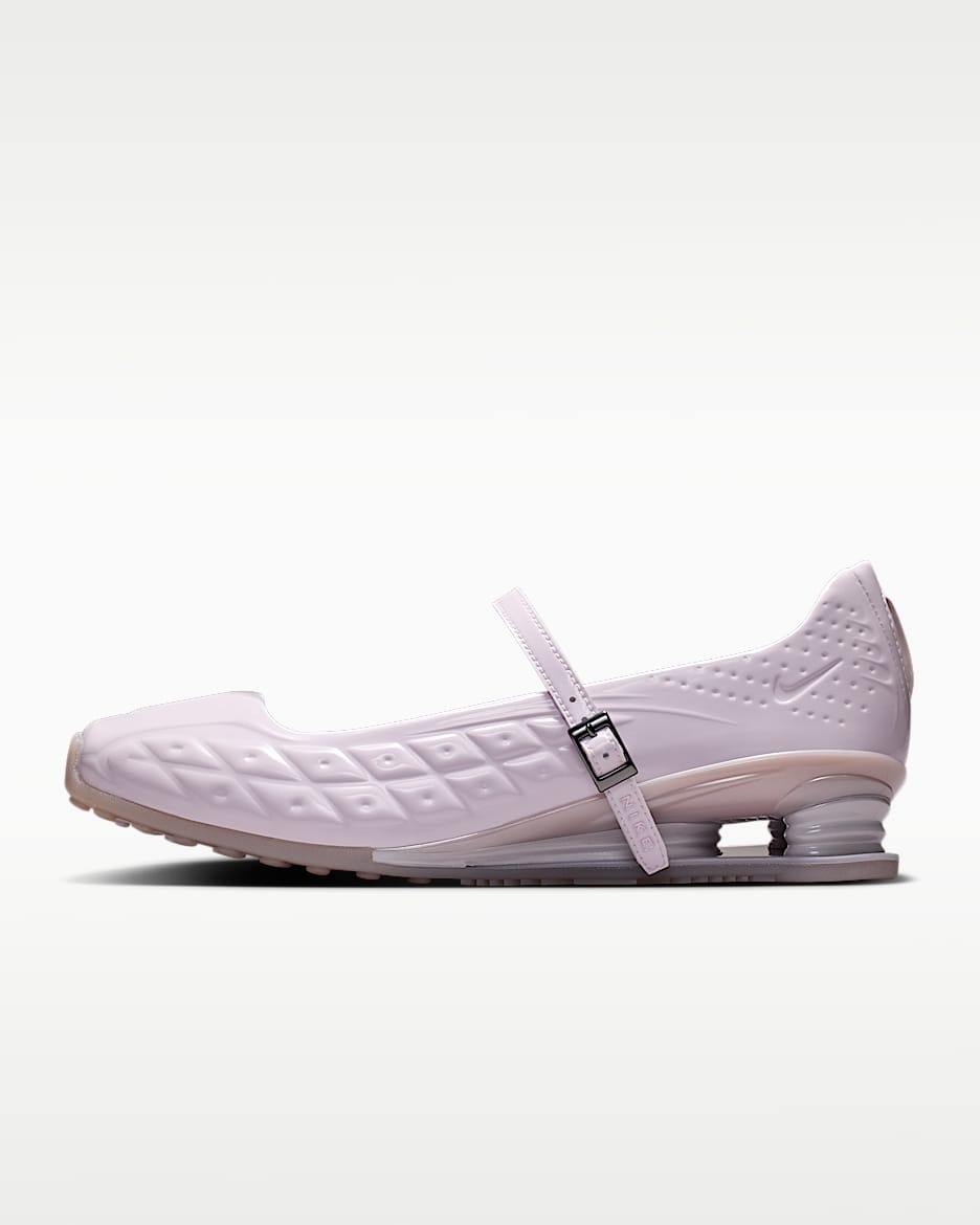 Nike Shox Z Calistra 女子气柱运动鞋 - 珍珠粉/灰紫