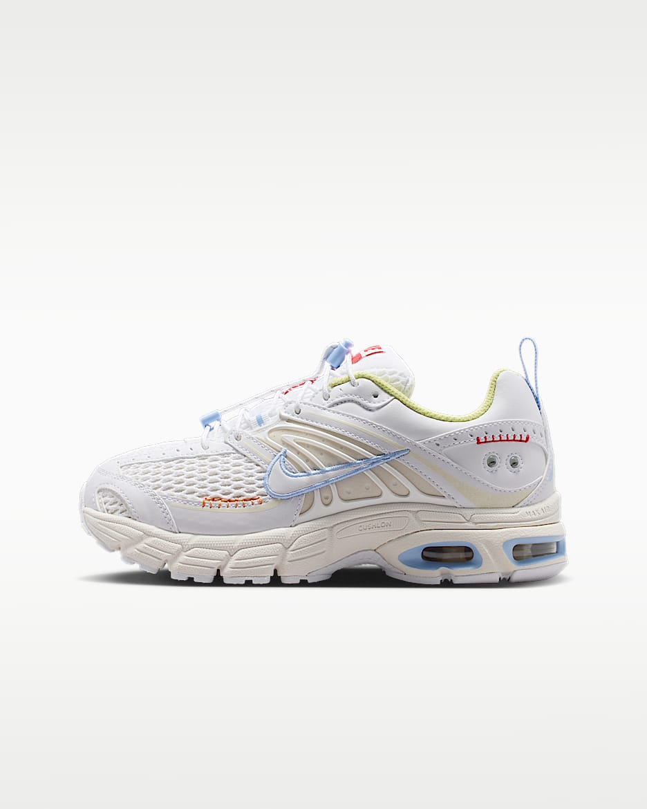 Nike Air Max Moto 2K 大童运动鞋 - 白色/幻影灰白/狂喜深红/铝蓝
