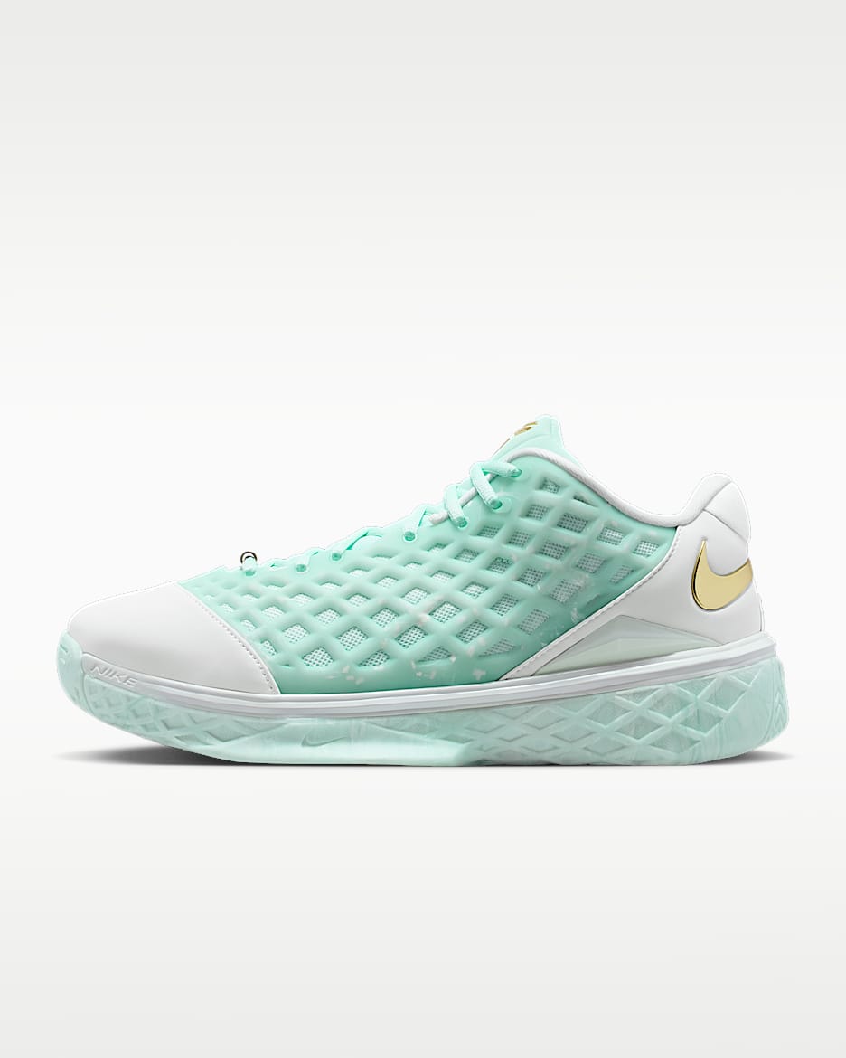 Kobe 3 Low Protro "CHBL" 耐高篮球系列科比男/女篮球鞋 - 帆白/伊格鲁蓝/金属色