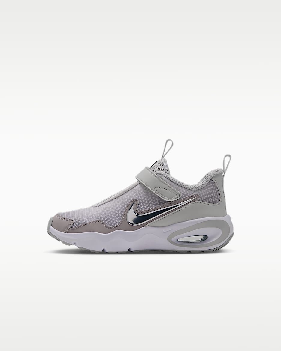 Nike Air Max Nova 幼童运动鞋 - 尘光子色/银紫/白色/金属银