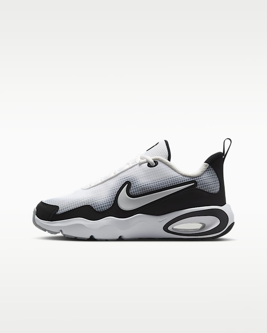 Nike Air Max Nova 大童运动鞋 - 白色/黑/狼灰/白色