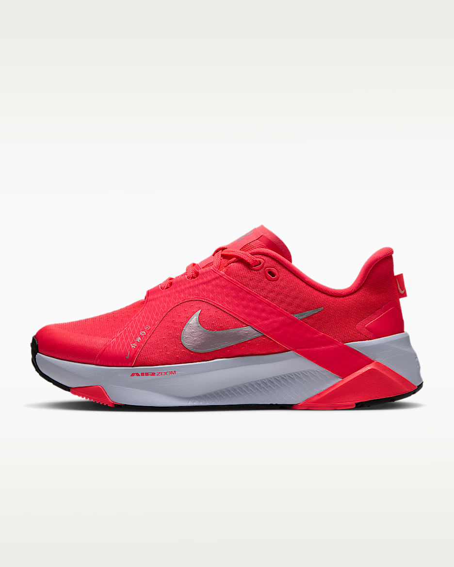 Nike Hybrid RN 耐克双炼女子全能型混合训练鞋 - 激光红/足球灰/足球灰/金属银