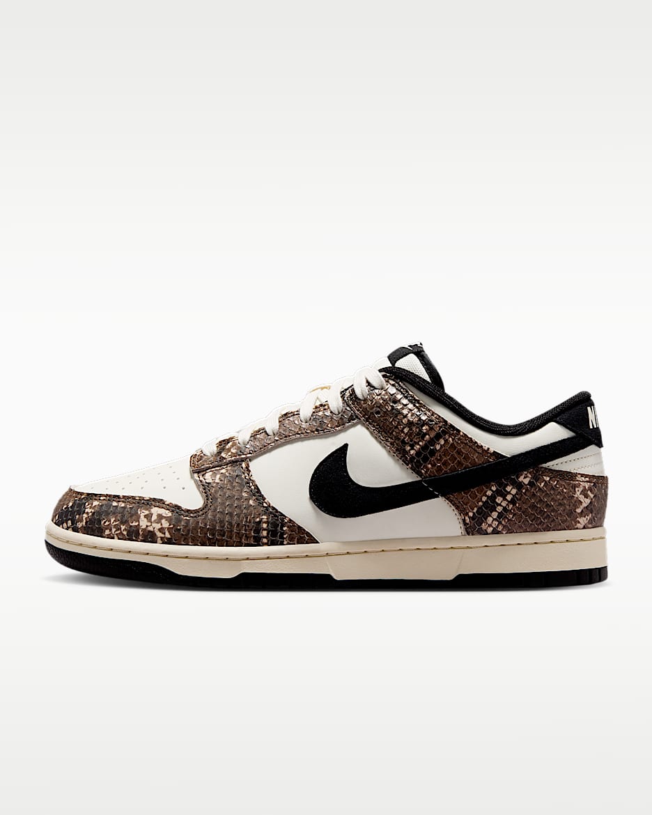 Nike Dunk Low Retro 男子运动鞋 - 珍珠灰/苔木棕色/帆白/黑