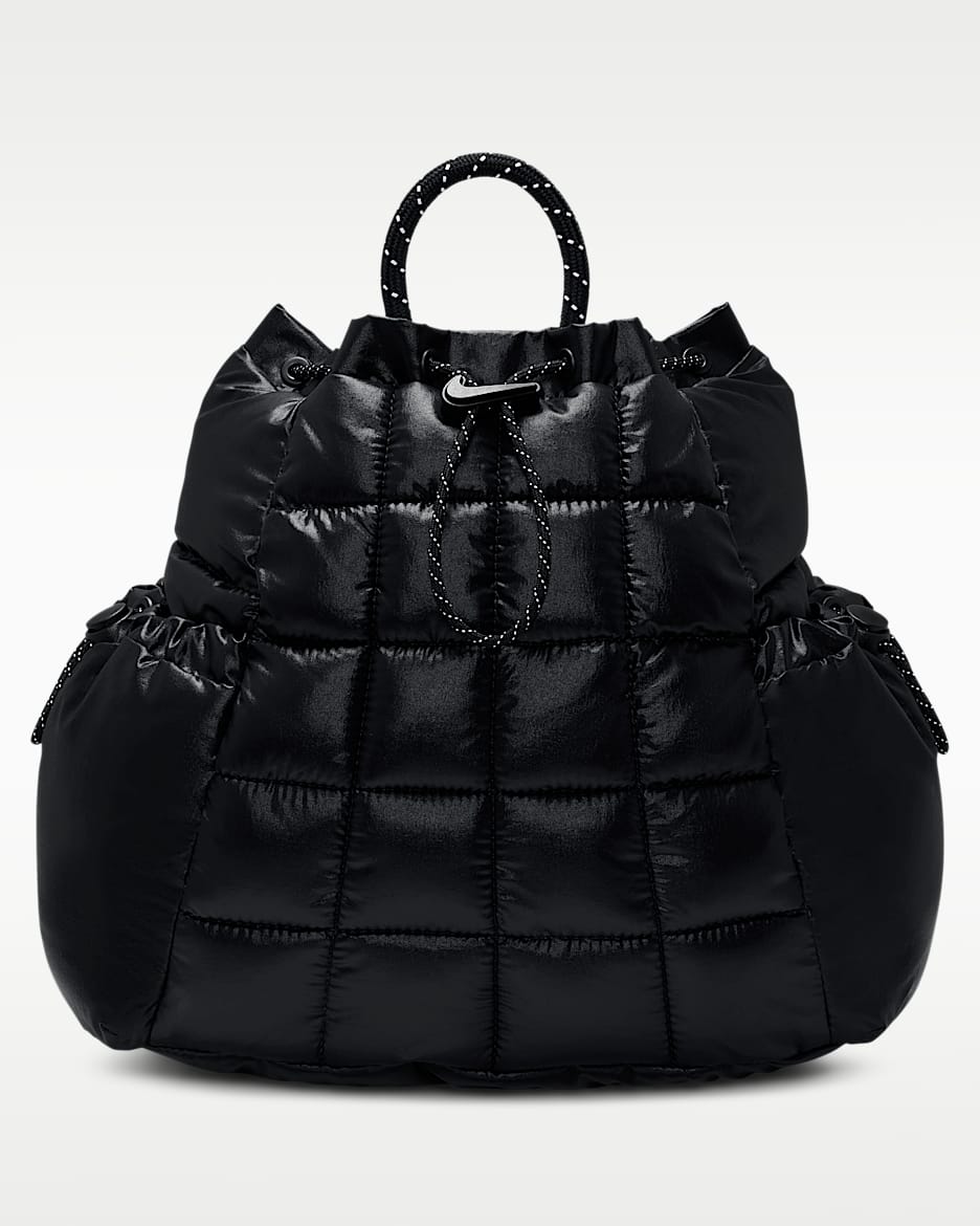 Nike Sportswear Puffle 双肩包 - 黑/铁灰/黑
