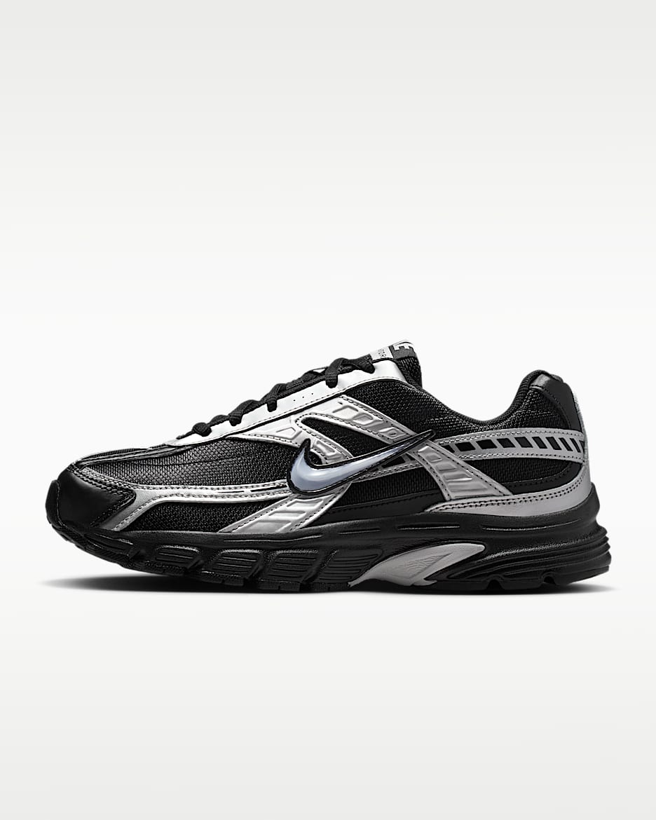 Nike Initiator 女子运动鞋 - 黑/黑/金属银/狼灰