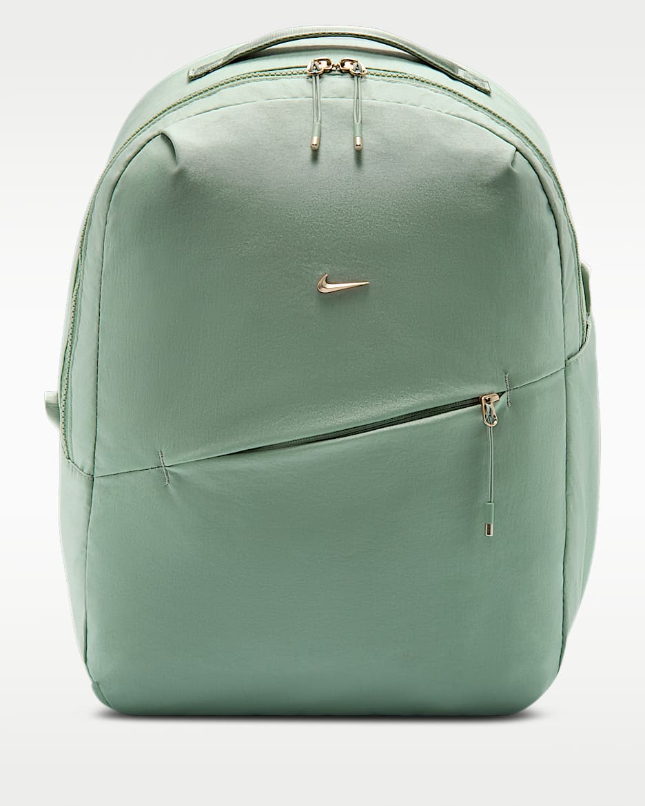 Nike Aura 双肩包 - 温和灰绿/温和灰绿/LT TRNSPRNT GLD