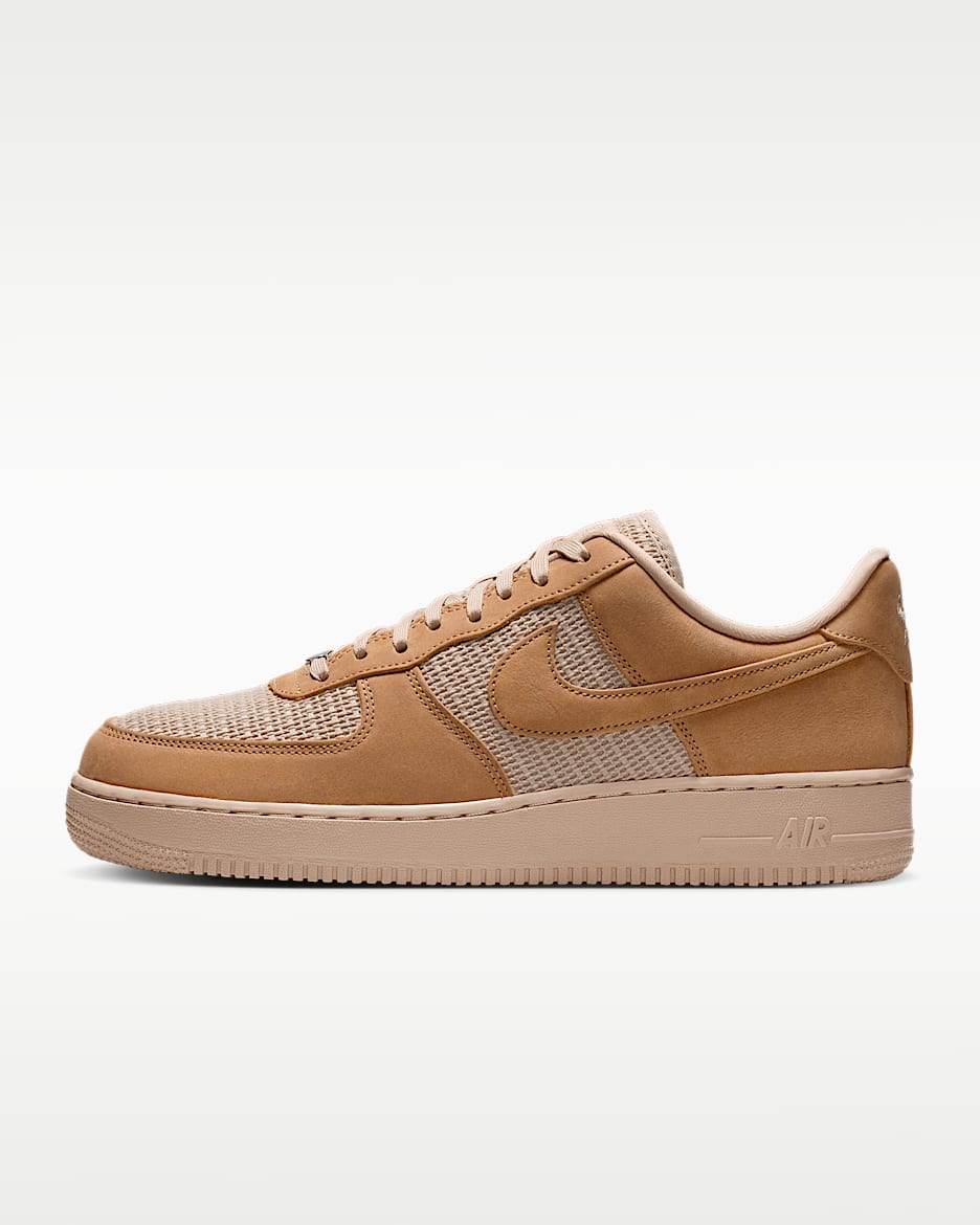 Nike Air Force 1 '07 LV8 男子空军一号运动鞋 - 麻线黄/亚麻/麻线黄