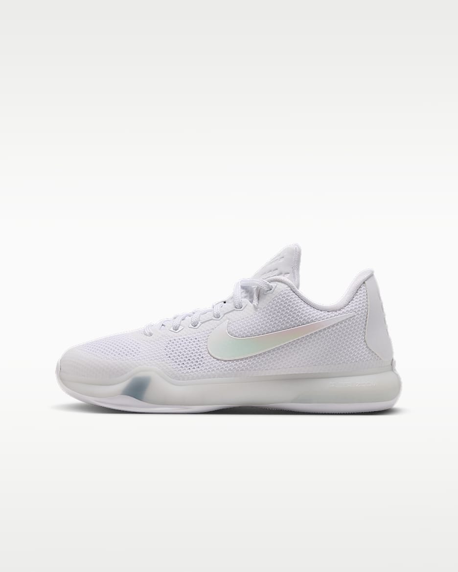 Kobe X 科比大童运动鞋 - 白色/白色