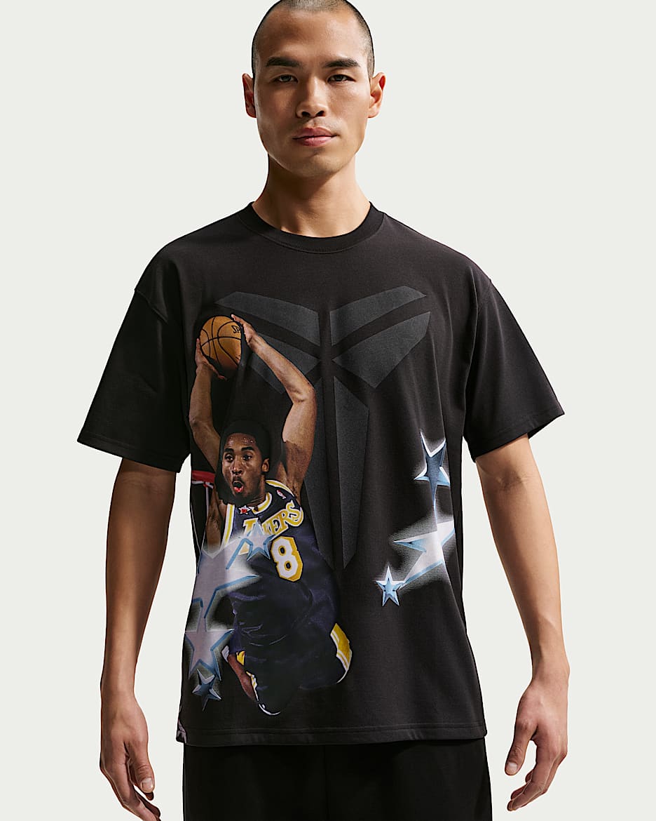 Kobe Nike Dri-FIT 全明星科比男子速干篮球T恤 - 黑