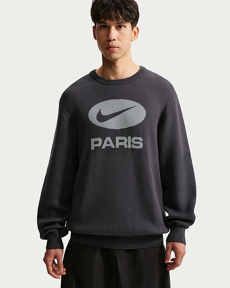 巴黎圣日耳曼足球俱乐部 Nike 男子足球毛衣 - 铁架黑/铁架黑