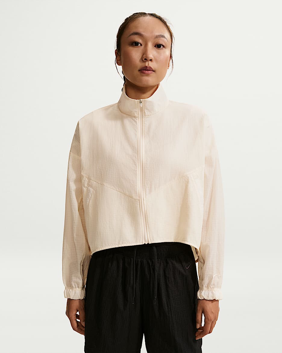 Nike Sportswear 女子 Oversize 风轻盈不易撕裂夹克 - 粉白/粉白