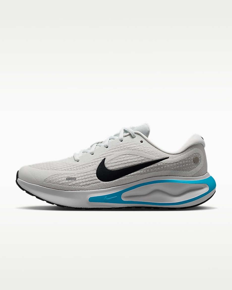 Nike Journey Run 男子透气公路跑步鞋 - 米白/苍野灰/大学灰/暗烟灰
