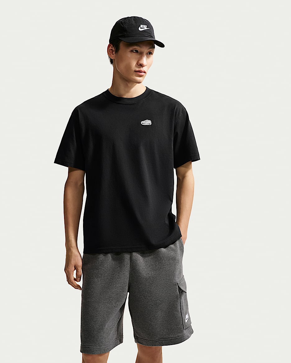 Nike Sportswear Vomero 男子贴片T恤 - 黑