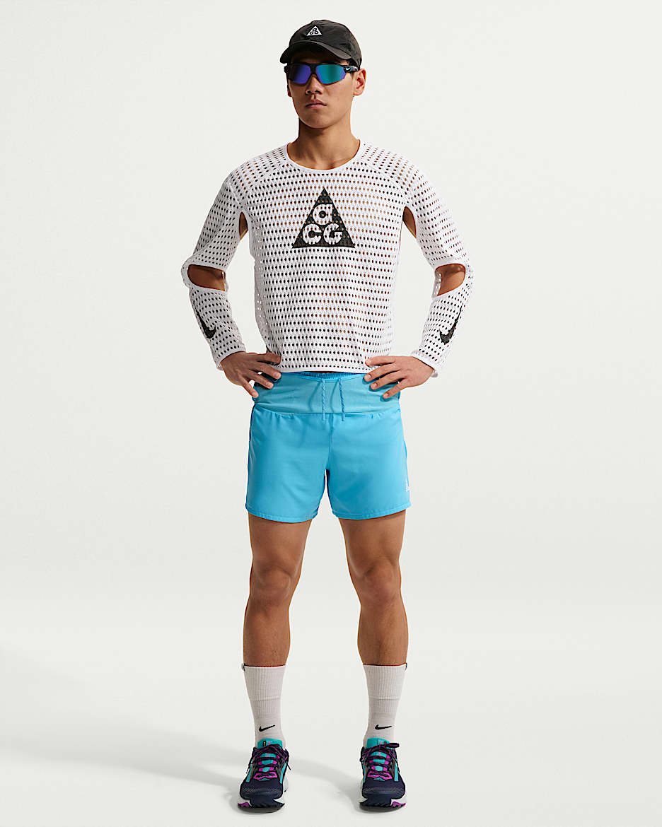 Nike ACG Dri-FIT ADV 男子速干短裤（含衬裤） - 波罗的海蓝/波罗的海蓝/山峰白