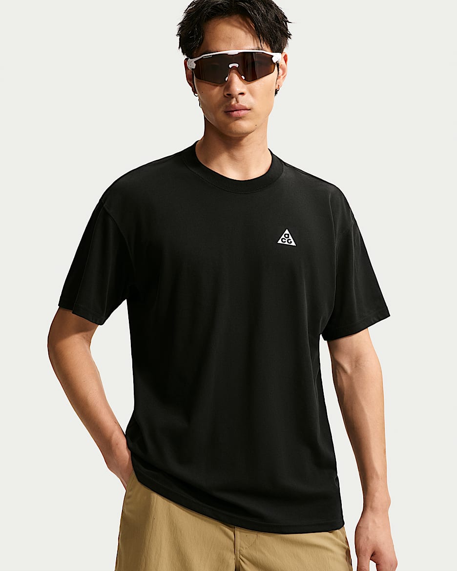 Nike ACG Dri-FIT 男子速干短袖T恤 - 黑