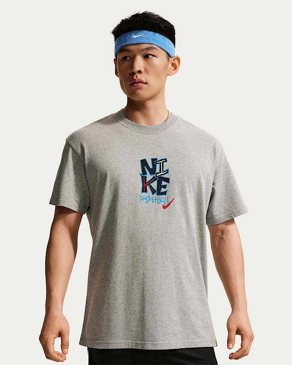 Nike 男子篮球T恤 - 调色暗灰