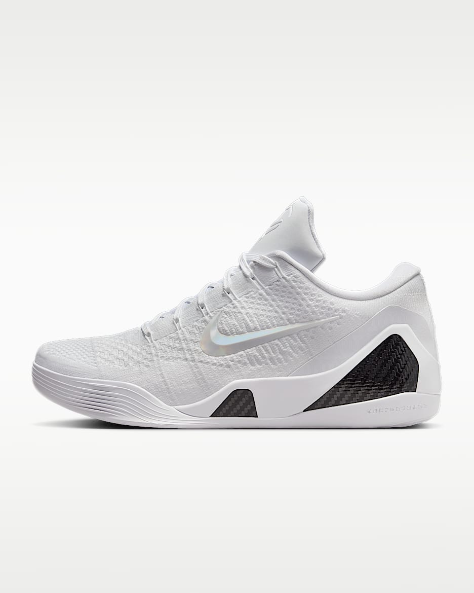 Kobe IX Elite Low Protro 科比男/女实战篮球鞋 - 白色/白色/白色