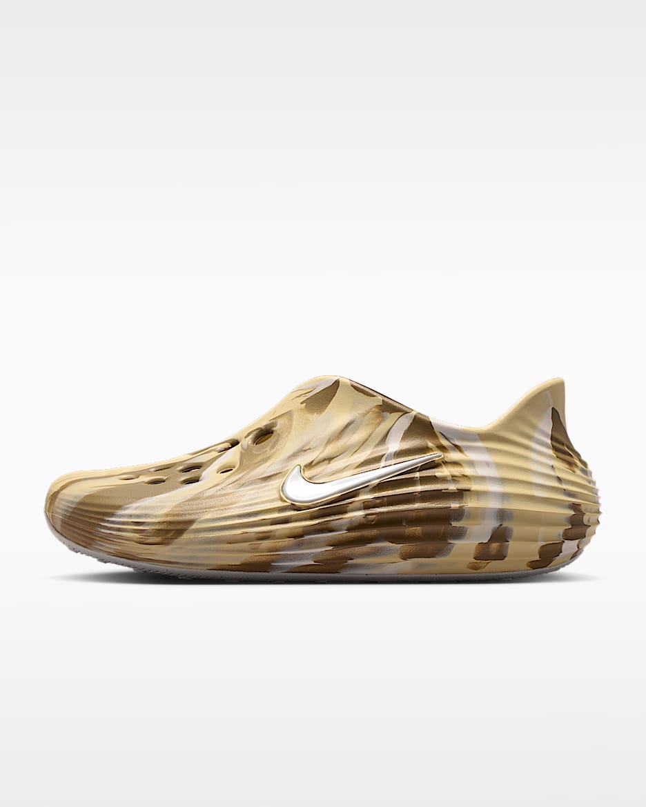 Nike ReactX Rejuven8 男子一脚蹬凉鞋 - 浅卡其/榛果褐/帆白/帆白