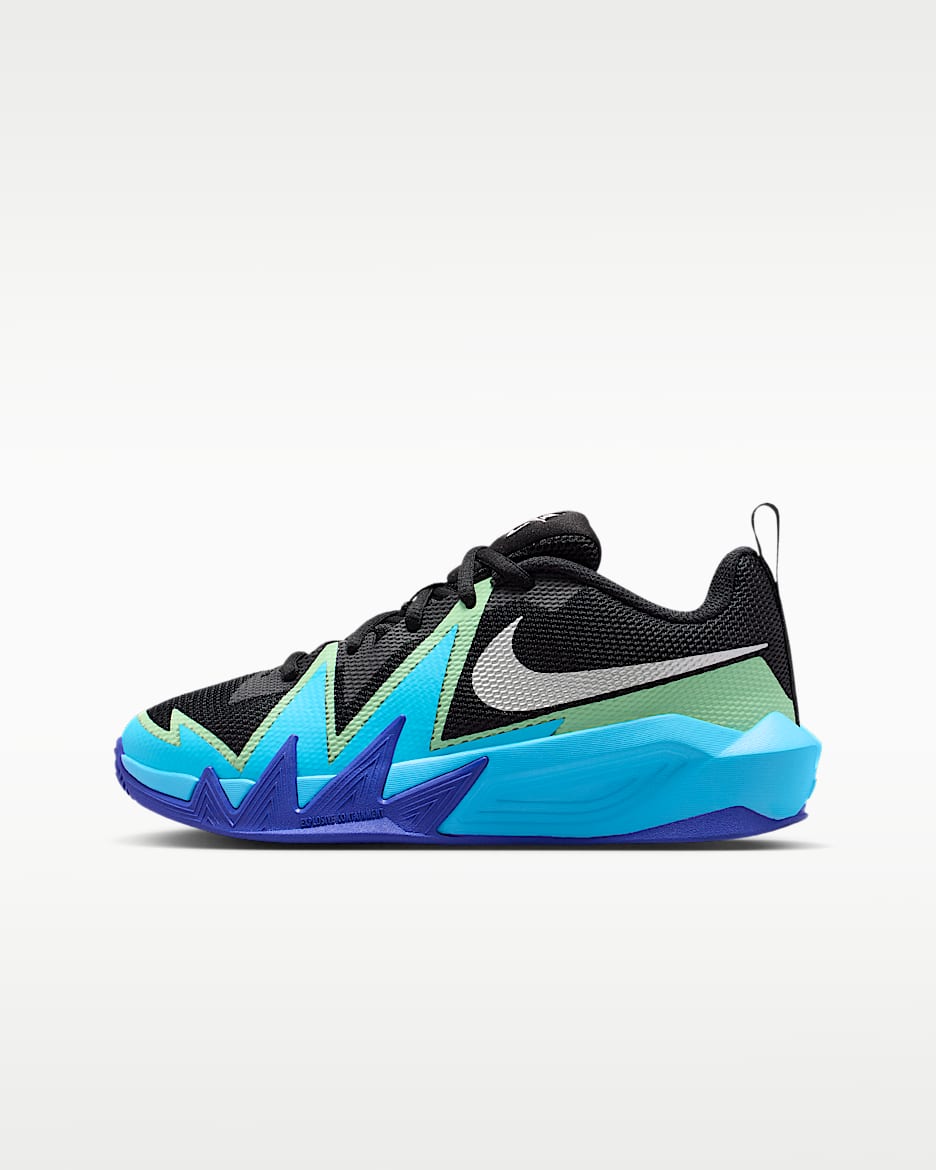 Nike S.T. Dynamite 耐克小火星大童篮球鞋 - 黑/波罗的海蓝/游戏宝蓝/金属银