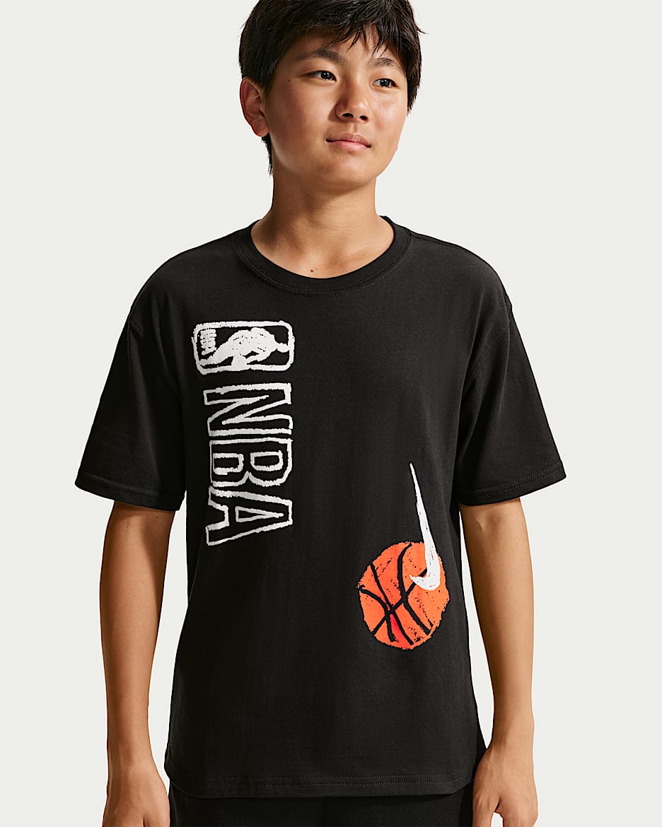 Team 31 Nike NBA 大童(男孩)短袖T恤 - 黑