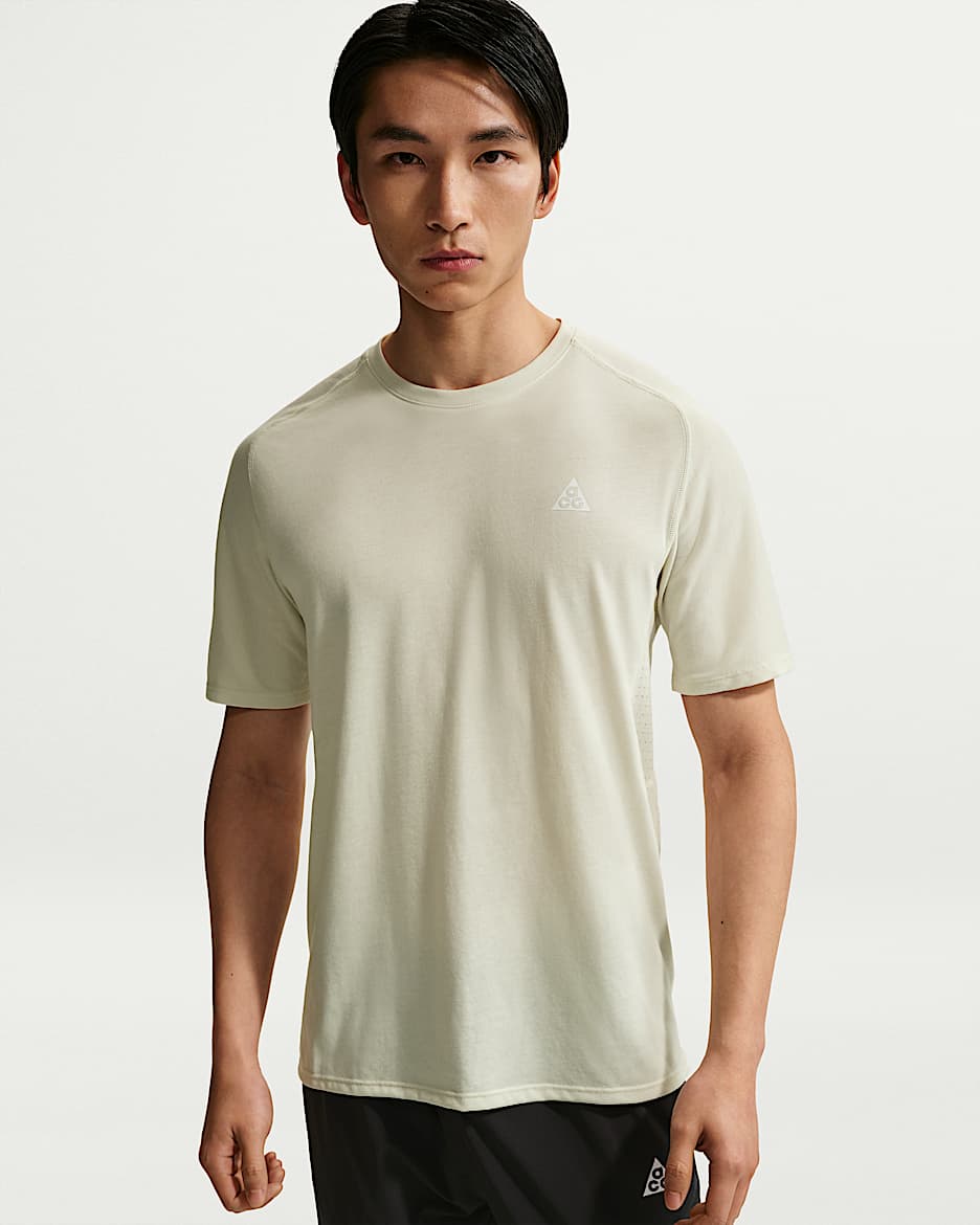 Nike ACG "Solar Chase" Dri-FIT ADV  男子速干越野短袖跑步上衣 - 海玻璃色/波罗的海蓝/山峰白